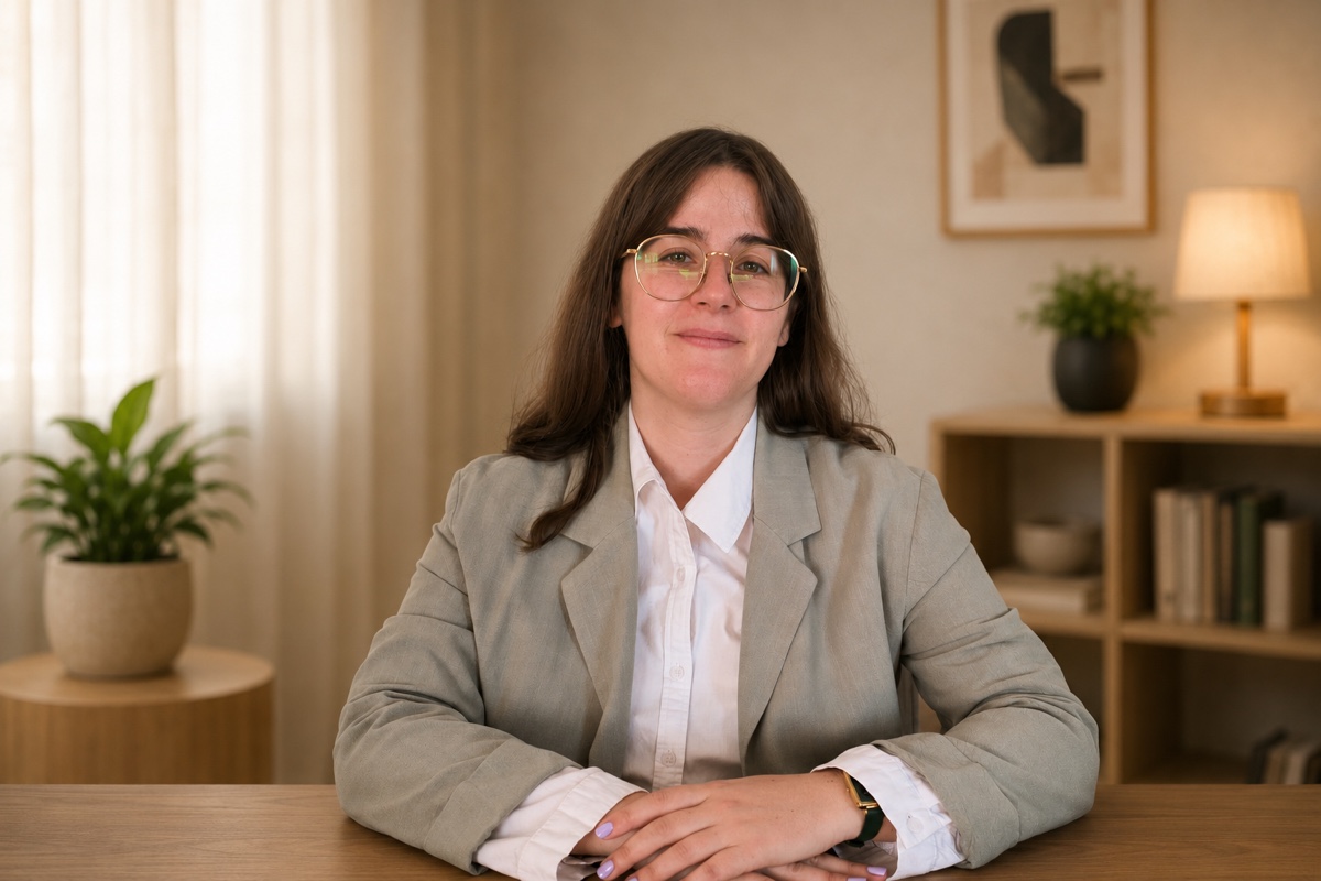 Retrato profesional de Claudia Rivera